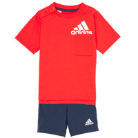 material Boy Sets & Outfits adidas Performance BOS SUM  SET Red / Black