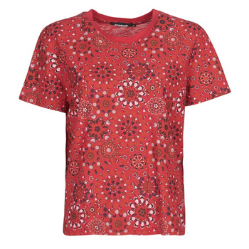 material Women short-sleeved t-shirts Desigual LYON Red