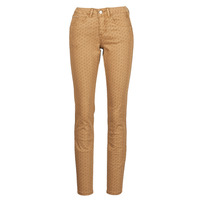 Clothing Women 5-pocket trousers Cream LOTTE PRINTED Beige