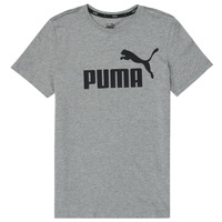 material Boy short-sleeved t-shirts Puma ESSENTIAL LOGO TEE Grey