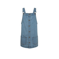 material Girl Short Dresses Pepe jeans CHICAGO PINAFORE Blue