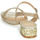 Shoes Women Sandals Perlato 11817-CAM-FREJE-STONE Beige / Gold