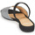 Shoes Women Sandals Perlato 11117-YORK-ARGENT-CAM-NOIR Black / Silver