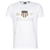 material Men short-sleeved t-shirts Gant ARCHIVE SHIELD White
