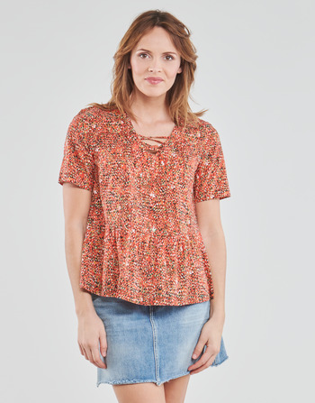 material Women Blouses One Step CARA Red / Multicolour