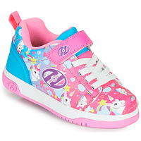 Shoes Girl Wheeled shoes Heelys DUAL UP X2 Pink / Blue