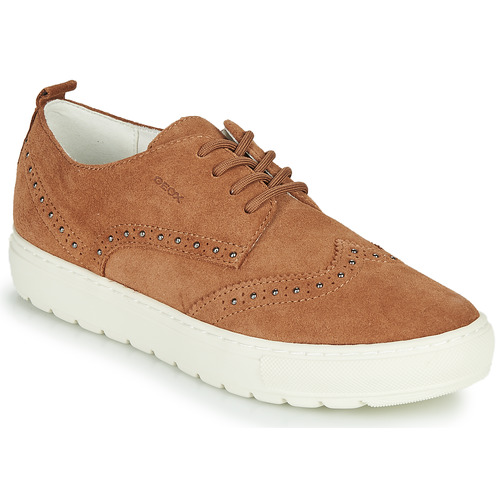 Geox D BREEDA Brown - Free delivery Spartoo NET ! - Shoes Low top Women
