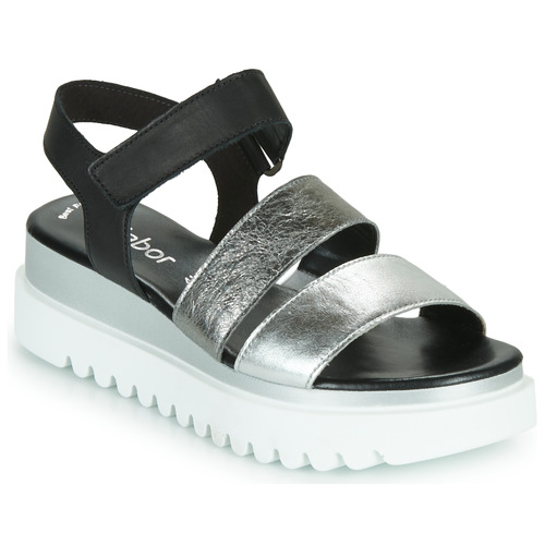 Gabor 6461061 / White / Silver - Free delivery | Spartoo NET ! - Women USD/$119.50