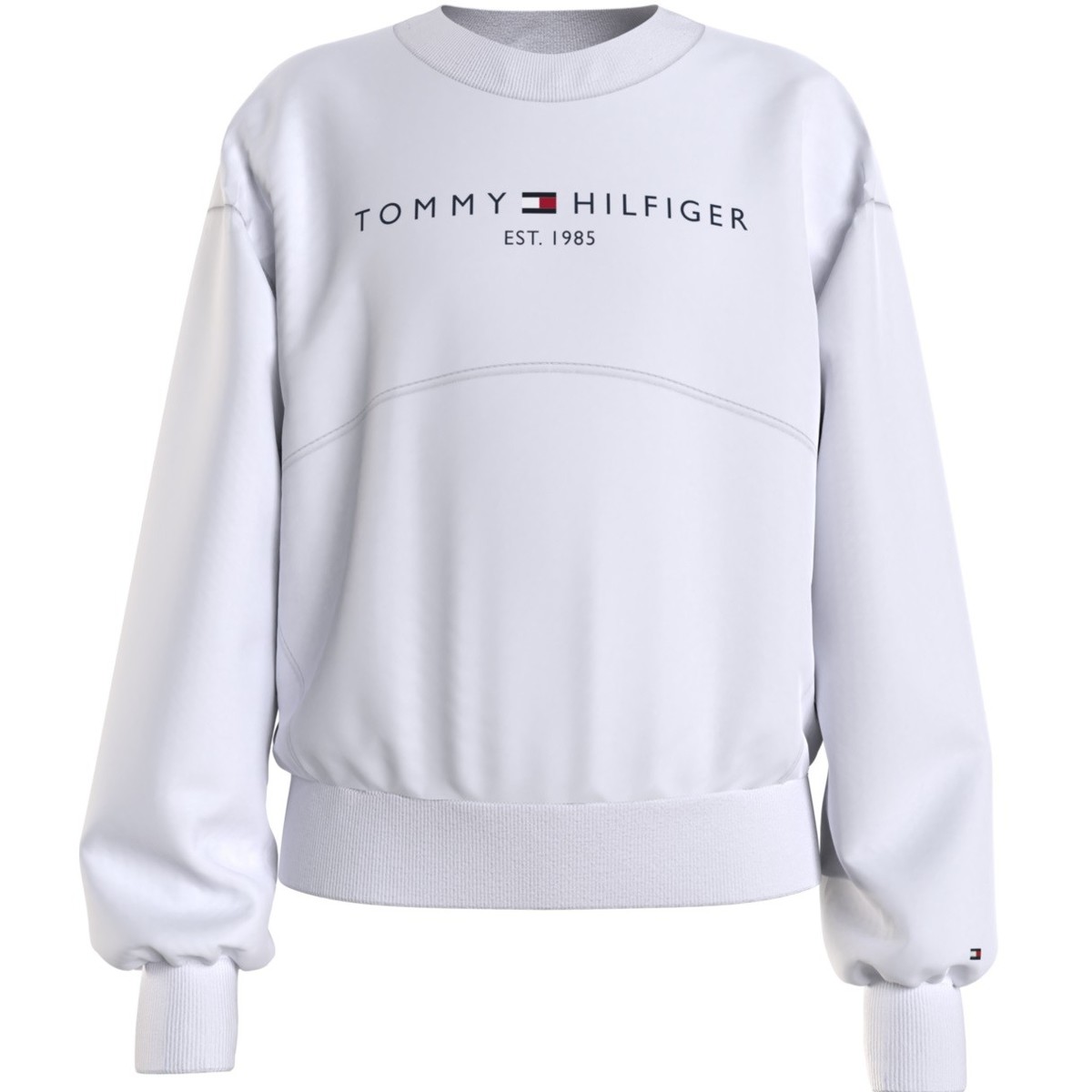 Clothing Girl sweaters Tommy Hilfiger THUBOR White