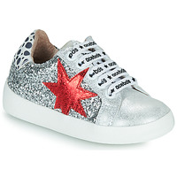 Shoes Girl Low top trainers Acebo's 5461GL-PLATA-J Silver