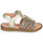 Shoes Girl Sandals Acebo's 5498GE-PLATINO-J Gold
