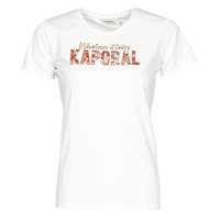 material Women short-sleeved t-shirts Kaporal PENIN White