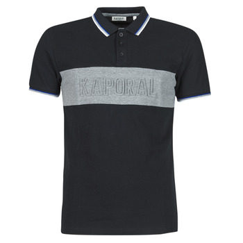 material Men short-sleeved polo shirts Kaporal DIAM Black