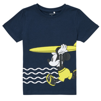 material Boy short-sleeved t-shirts Name it NMMMICKEY Marine