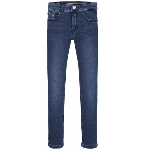 Clothing Girl Skinny jeans Calvin Klein Jeans SKINNY ESS ROYAL BLUE Blue
