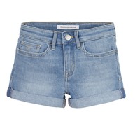 material Girl Shorts / Bermudas Calvin Klein Jeans SLIM SHORT ESS Blue