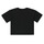 Clothing Girl short-sleeved t-shirts Calvin Klein Jeans CK REPEAT FOIL BOXY T-SHIRT Black