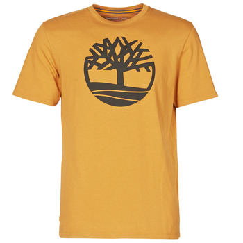 material Men short-sleeved t-shirts Timberland SS KENNEBEC RIVER BRAND TREE TEE Camel