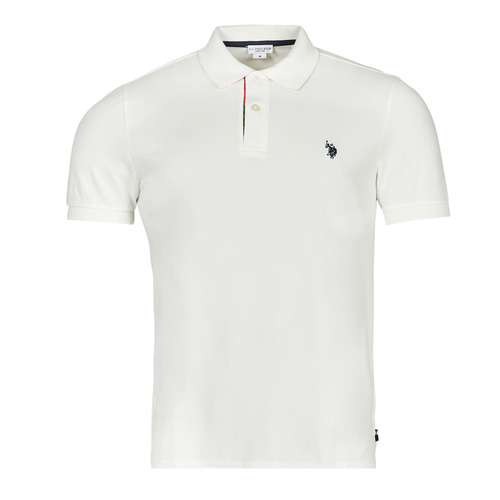 U.S Polo Assn. CURT POLO White - Free delivery | Spartoo NET Clothing short-sleeved polo shirts Men USD/$69.60
