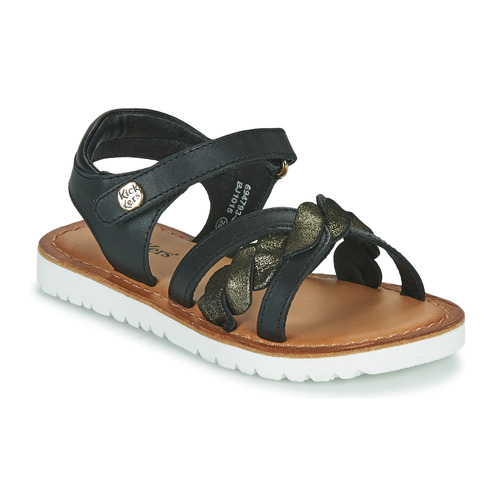 Slip schoenen een miljoen vriendelijk Kickers BETTYL Black - Free delivery | Spartoo NET ! - Shoes Sandals Child  USD/$43.20