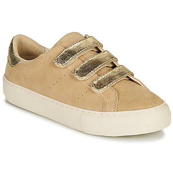 Shoes Women Low top trainers No Name ARCADE STRAPS Beige / Gold
