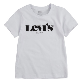 material Boy short-sleeved t-shirts Levi's GRAPHIC TEE White