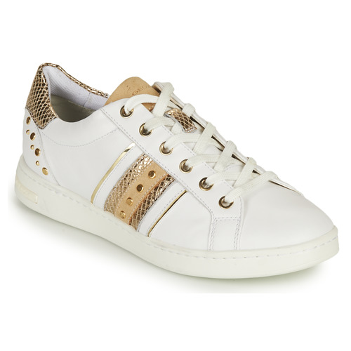 pint Almost dead protest Geox D JAYSEN A White / Gold - Free delivery | Spartoo NET ! - Shoes Low  top trainers Women USD/$96.80