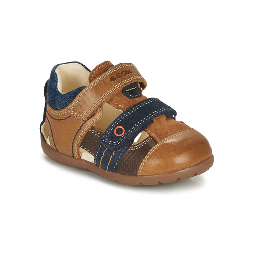 Responder rodar siete y media Geox KAYTAN Brown / Marine - Free delivery | Spartoo NET ! - Shoes Sandals  Child USD/$43.20