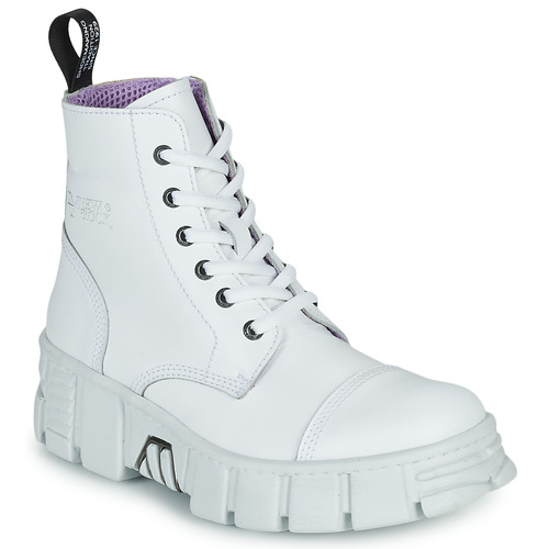 Competitief Badkamer afdeling New Rock M-WALL005-C1 White - Free delivery | Spartoo NET ! - Shoes Mid  boots USD/$186.40