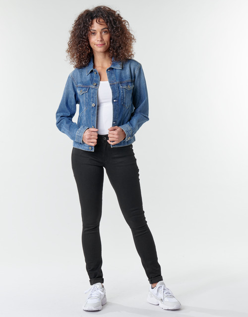 Clothing Women Skinny jeans G-Star Raw Midge Zip Mid Skinny Wmn  black