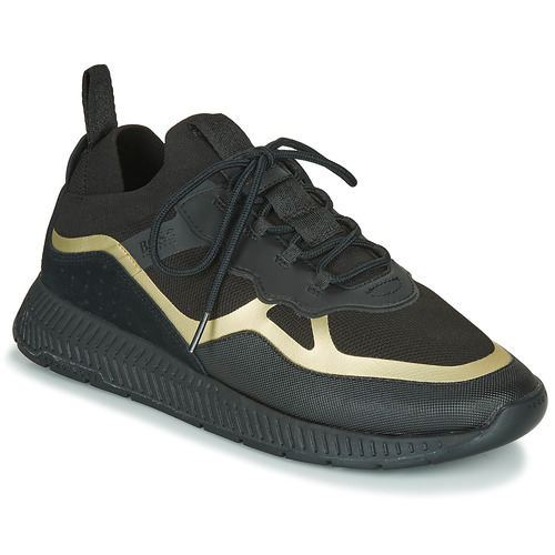 Verwaand ondergoed Moderniseren BOSS TITANIUM RUNN KNTH Black / Gold - Free delivery | Spartoo NET ! -  Shoes Low top trainers Men USD/$175.20