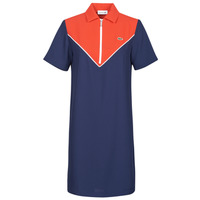 Clothing Women Short Dresses Lacoste FRITTI Red / Blue