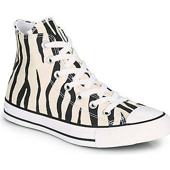 Shoes Women High top trainers Converse CHUCK TAYLOR ALL STAR ARCHIVE PRINT HI Zebra