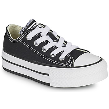 Shoes Girl Low top trainers Converse CHUCK TAYLOR ALL STAR EVA PLATFORM FOUNDATION OX Black