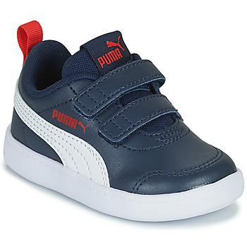 Shoes Boy Low top trainers Puma COURTFLEX INF Blue