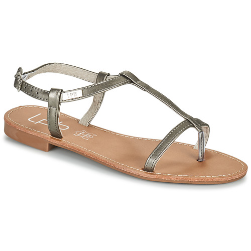 Les Petites Bombes BULLE Grey - Free delivery | Spartoo NET ! Sandals Women USD/$23.20