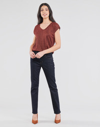 material Women straight jeans Lauren Ralph Lauren MIDRISE STRT-5-POCKET-DENIM Marine