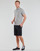 Clothing Men short-sleeved polo shirts Polo Ralph Lauren POLO AJUSTE DROIT EN COTON BASIC MESH LOGO PONY PLAYER Grey