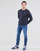 Clothing Men sweaters Polo Ralph Lauren SWEATSHIRT COL ROND EN JOGGING DOUBLE KNIT TECH LOGO PONY PLAYER Marine