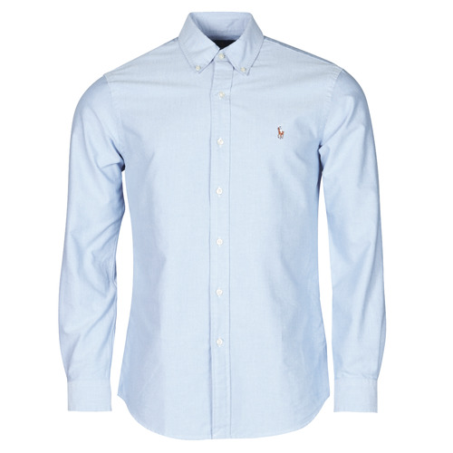 Clothing Men long-sleeved shirts Polo Ralph Lauren LORENZ Blue
