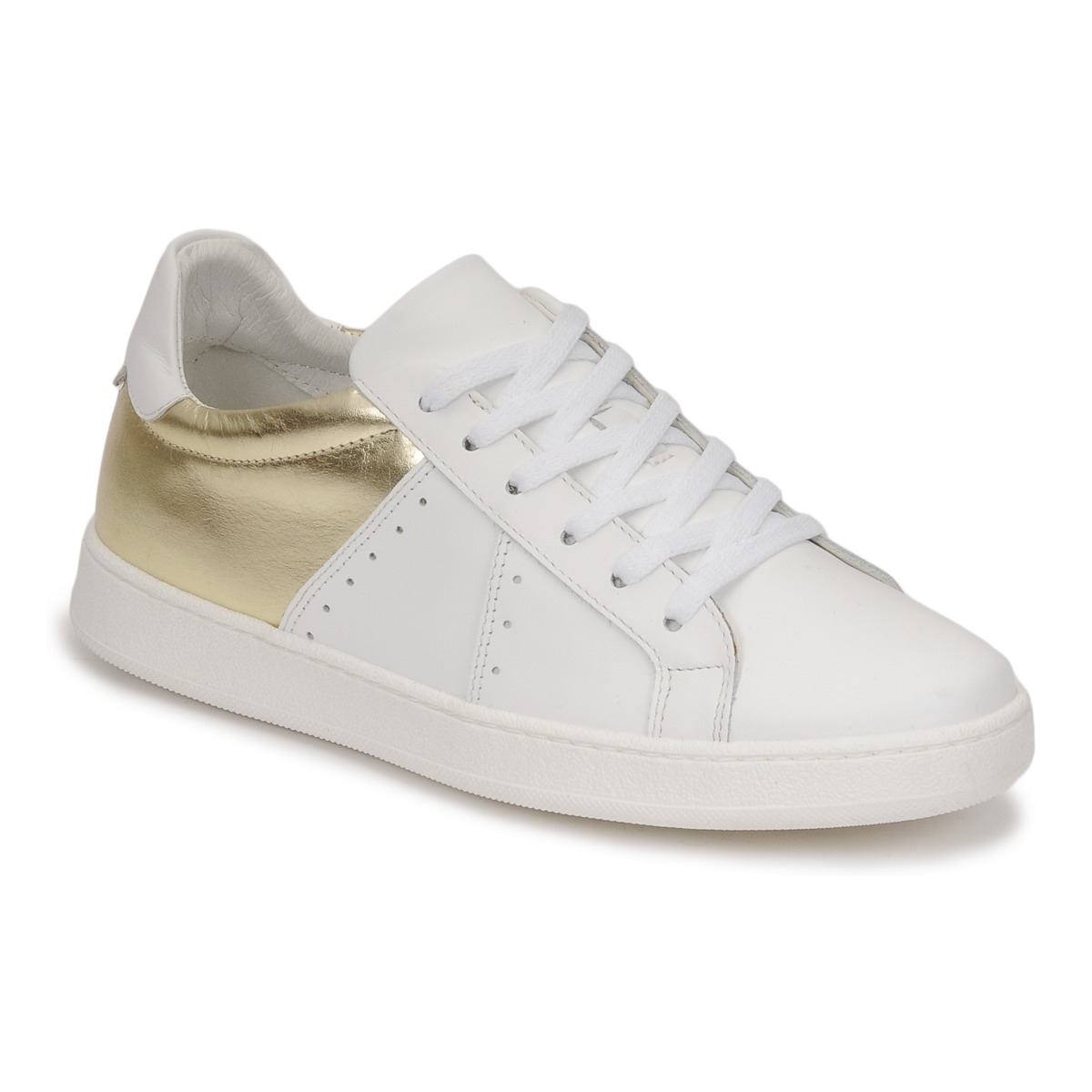 Shoes Women Low top trainers Myma PIGGE White / Gold
