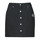 Clothing Women Skirts Calvin Klein Jeans COTTON TWILL MINI SKIRT Black