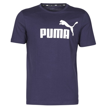 Clothing Men short-sleeved t-shirts Puma ESSENTIAL TEE Marine