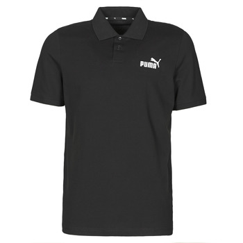 Clothing Men short-sleeved polo shirts Puma ESS LOGO PIQUE POLO Black