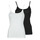 Clothing Women Tops / Sleeveless T-shirts Petit Bateau DAYWEAR Black / White