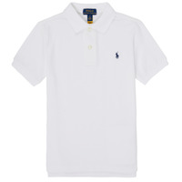 Clothing Boy short-sleeved polo shirts Polo Ralph Lauren MENCHI White