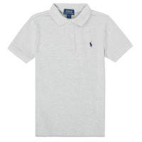 Clothing Boy short-sleeved polo shirts Polo Ralph Lauren FRANCHI Grey