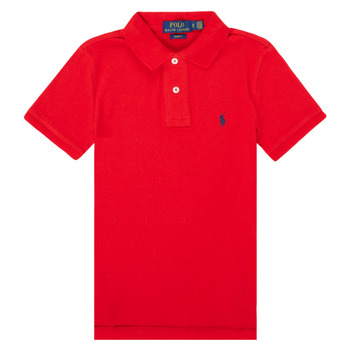 Clothing Boy short-sleeved polo shirts Polo Ralph Lauren FRANCHI Red