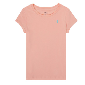 Clothing Girl short-sleeved t-shirts Polo Ralph Lauren SIDONIE Pink