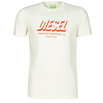 material Men short-sleeved t-shirts Diesel A01849-0GRAM-129 White